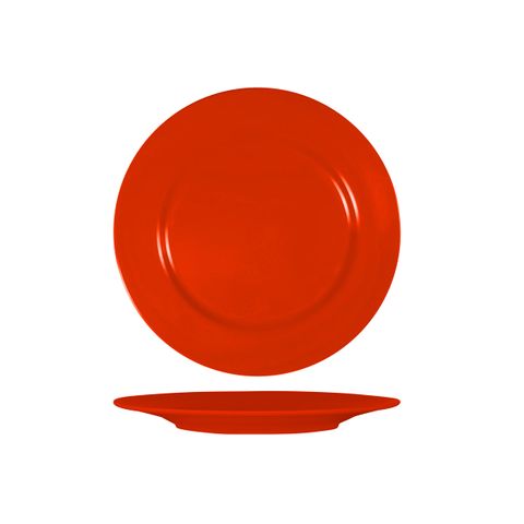 SUPERWARE RED ROUND PLATE RIM 260mm (*SUPER20503*) = PACK OF 6 X EACHES