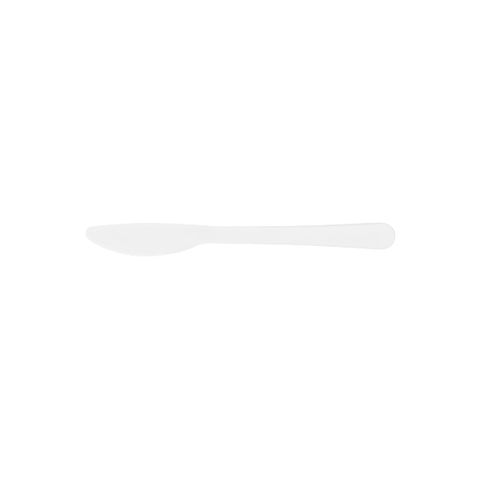 SUPERWARE GELATO-WHITE DESSERT KNIFE 190mm (*49560*) = PACK OF 24 X EACHES