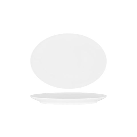 SUPERWARE OVAL PLATTER 270mm COUPE WHITE (*49654*) = PACK OF 12 X EACHES