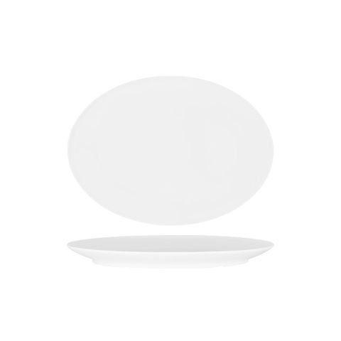SUPERWARE OVAL PLATTER 300mm COUPE WHITE (*49656*) = PACK OF 12 X EACHES