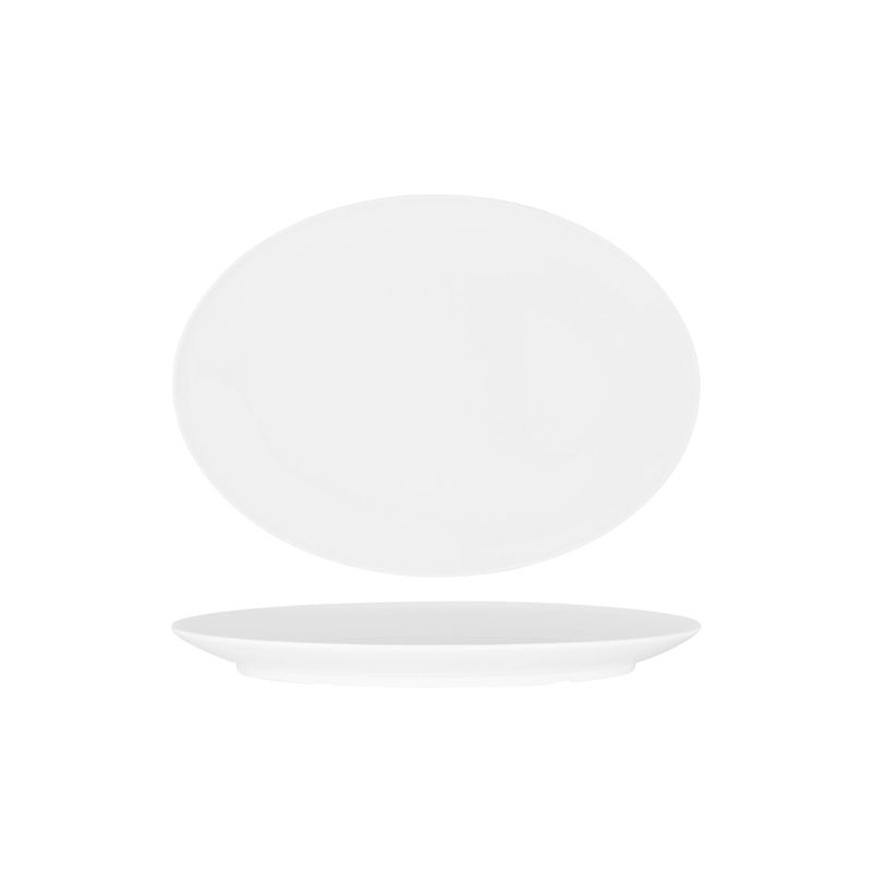 SUPERWARE OVAL PLATTER 300mm COUPE WHITE (*49656*) = PACK OF 12 X EACHES