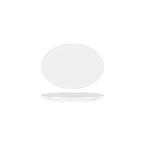 SUPERWARE OVAL PLATTER 200mm COUPE WHITE (*49650*) = PACK OF 12 X EACHES