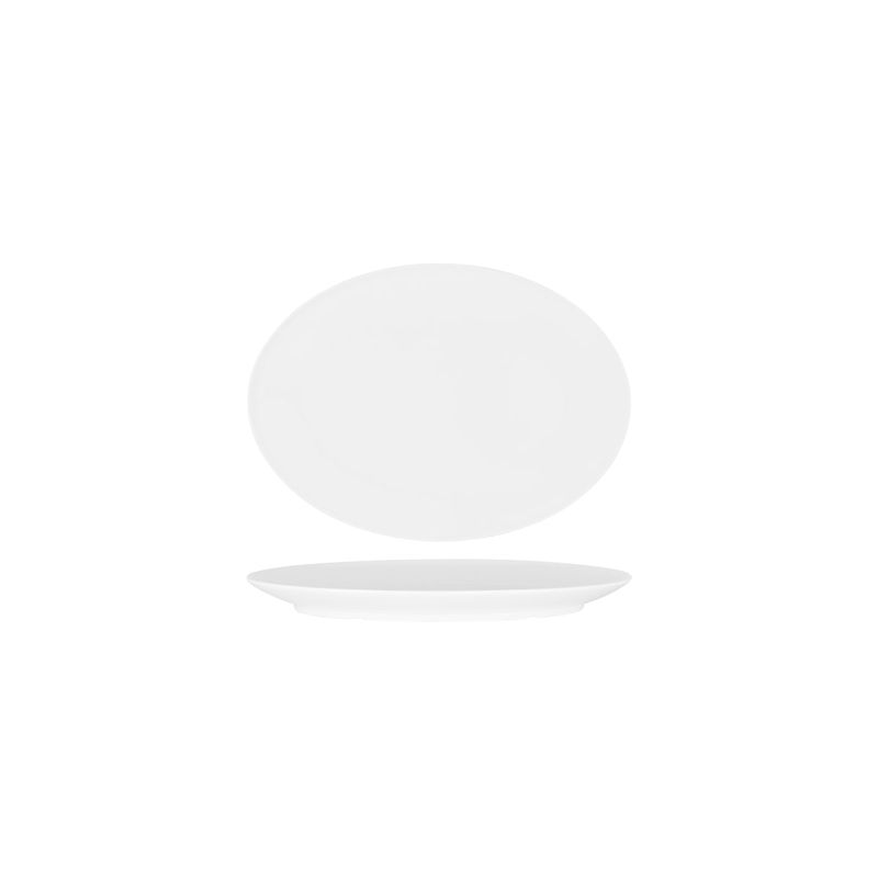 SUPERWARE OVAL PLATTER 200mm COUPE WHITE (*49650*) = PACK OF 12 X EACHES