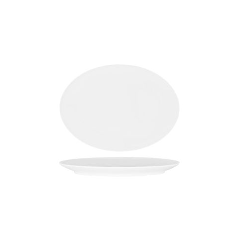 SUPERWARE OVAL PLATTER 230mm COUPE WHITE (*49652*) = PACK OF 12 X EACHES