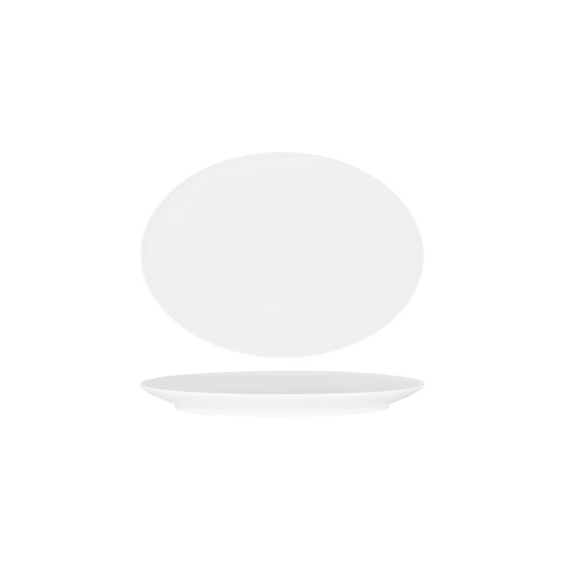 SUPERWARE OVAL PLATTER 230mm COUPE WHITE (*49652*) = PACK OF 12 X EACHES