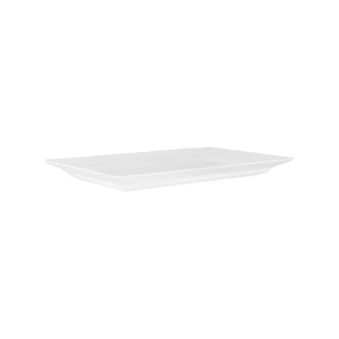 SUPERWARE RECTANGULAR PLATTER RAISED SIDES 440x270mm (*49316*) = PACK OF 4 X EACHES