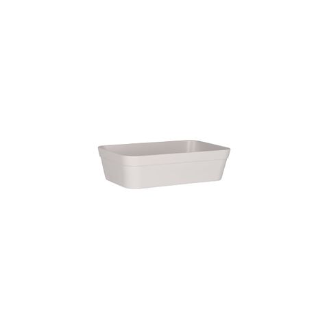 ZICCO MELAMINE LARGE INSERT BOWL SOLID WHITE 230x140x60mm (*46390*) = PACK OF 6 X EACHES