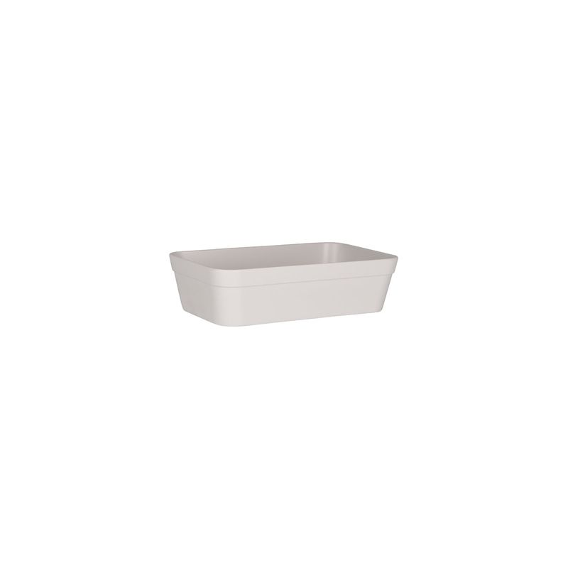 ZICCO MELAMINE LARGE INSERT BOWL SOLID WHITE 230x140x60mm (*46390*) = PACK OF 6 X EACHES