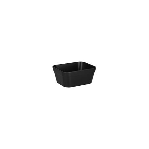 ZICCO MELAMINE MEDIUM INSERT BOWL SOLID BLACK 140x115x60mm (*46386*) = PACK OF 12 X EACHES