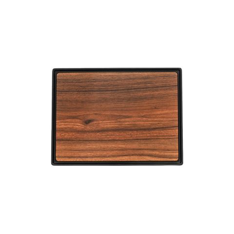ZICCO MELAMINE CONTEMPO RECT ANTI-SLIP TRAY DARK350x260x15mm (*46623*) = PACK OF 6 X EACHES