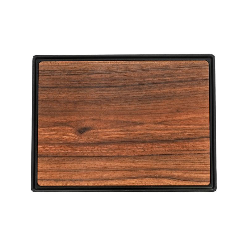 ZICCO MELAMINE CONTEMPO RECT ANTI-SLIP TRAY DARK448x338x15mm (*46619*) = PACK OF 4 X EACHES