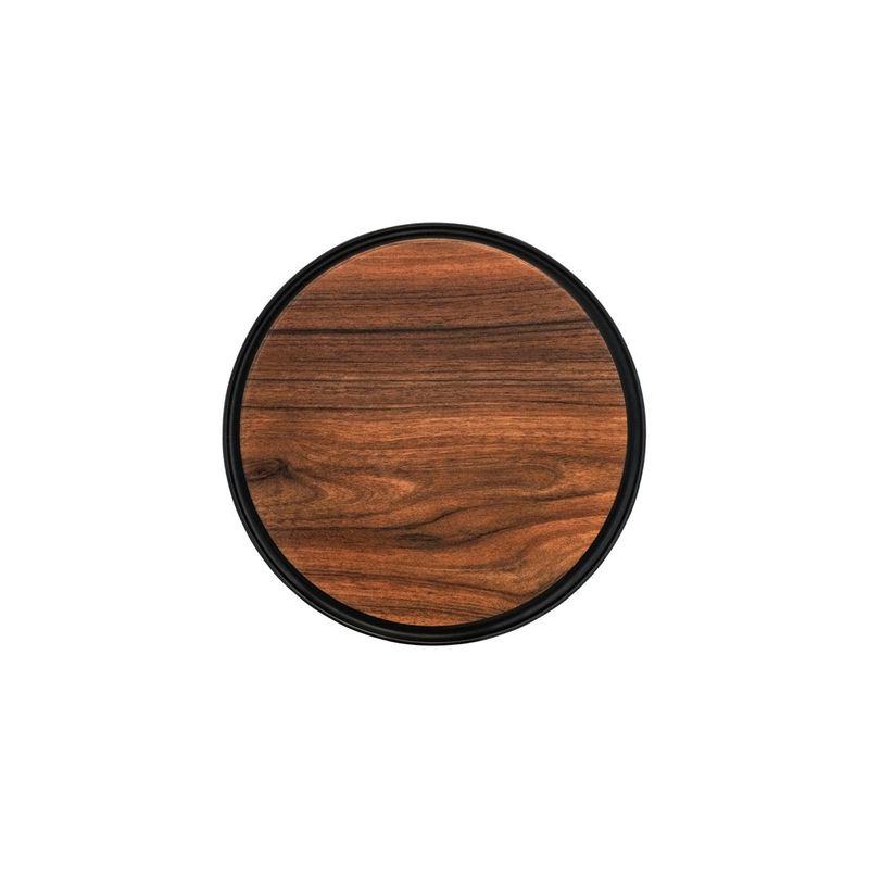 ZICCO MELAMINE CONTEMPO ROUND ANTI-SLIP TRAY DARK304x15 (*46629*) = PACK OF 8 X EACHES