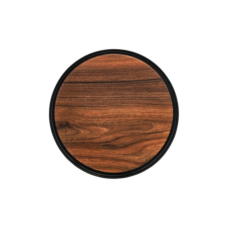 ZICCO MELAMINE CONTEMPO ROUND ANTI-SLIP TRAY DARK405x15 (*46625*) = PACK OF 5 X EACHES