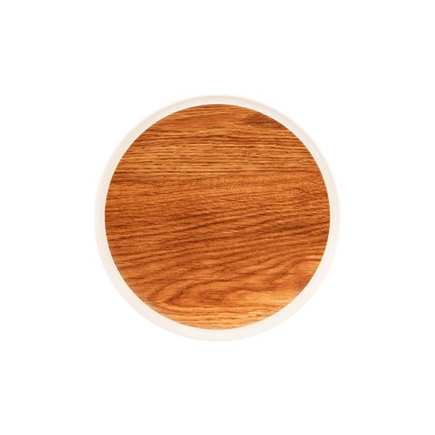 ZICCO MELAMINE CONTEMPO ROUND ANTI-SLIP TRAY OAK 405x15 (*46624*) = PACK OF 5 X EACHES