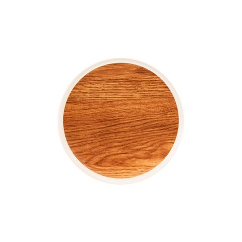 ZICCO MELAMINE CONTEMPO ROUND ANTI-SLIP TRAY OAK 354x15 (*46626*) = PACK OF 6 X EACHES