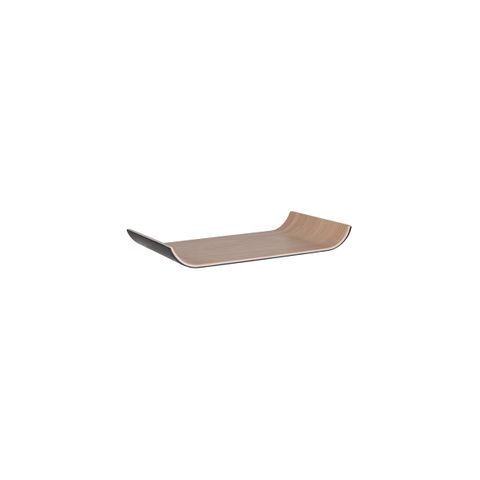 ZICCO MELAMINE ECHO BLACK/BIRCH TRAY GN 1/4 265x162x30mm (*46520*) = PACK OF 6 X EACHES