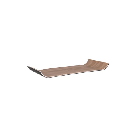 ZICCO MELAMINE ECHO BLACK/BIRCH TRAY 325x176x30mm (*46524*) = PACK OF 6 X EACHES