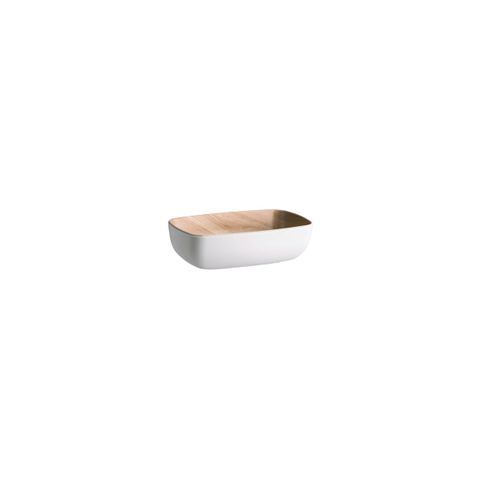 ZICCO MELAMINE ECHO WHITE/BIRCH GN 1/9 BOWL 176x108x55mm (*46537*) = PACK OF 12 X EACHES