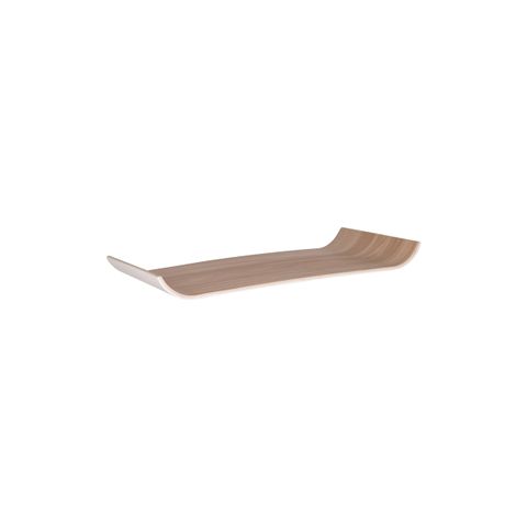 ZICCO MELAMINE ECHO WHITE/BIRCH TRAY 325x176x30mm (*46525*) = PACK OF 6 X EACHES
