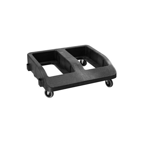 JIWINS DOUBLE COMPARTMENT DOLLY CR76S BLACK PP 580x610x195mm (*JW-DD2324*) =  1 X EACH