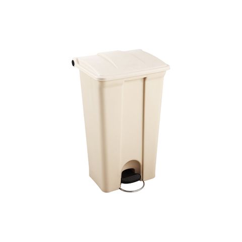 JIWINS PEDAL BIN w/INNER BEIGE PP/PE 500x400x830mm 87.1lt (*JW-CPT87*) = PACK OF 2 X EACHES