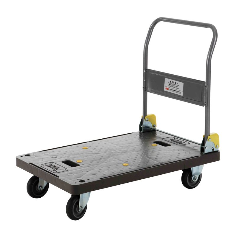 JIWINS HEAVY-DUTY PLATFORM TRUCK GREY PP/STEEL 903*605*860mm (*JW-HD3624*) =  1 X EACH