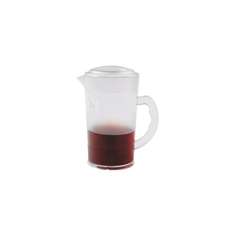 JIWINS PITCHER w/COVER CLEAR PC 133x240 67oz/1.9lt (*JW-610*) = PACK OF 6 X EACHES
