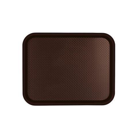 CHEF INOX PLASTIC TRAY POLYPROP 450x350x23mm BROWN (*06986-BN*) = PACK OF 12 X EACHES