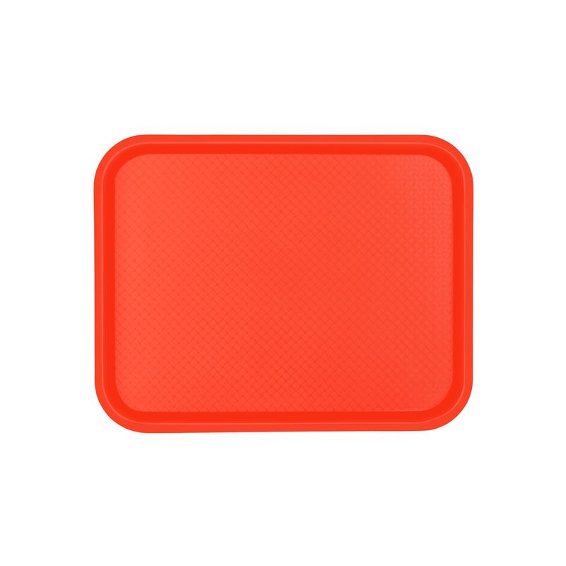 CHEF INOX PLASTIC TRAY POLYPROP 450x350x23mm RED (*06986-R*) = PACK OF 12 X EACHES