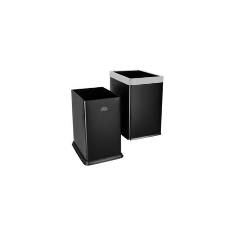 NOBLE & PRICE RECTANGUL BLK BIN w/SS TOP 8.8lt 235x175x280mm (*9000-03*) =  1 X EACH