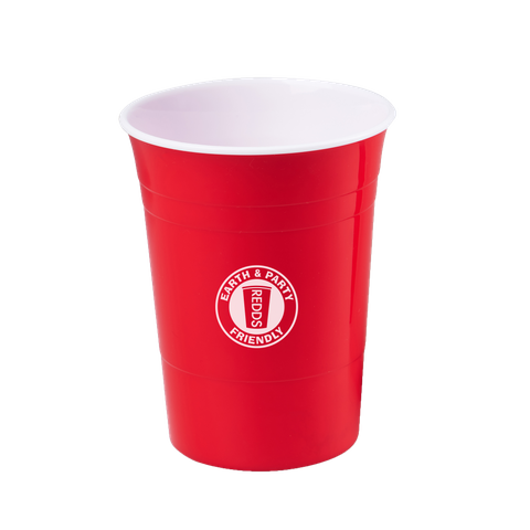 REDDS REUSABLES EDITION CUP PONG PACK (6RED CUPS+3PING PONG) (*RC-REPP425RD6-6*) = SLEEVE OF 6 X PACKETS