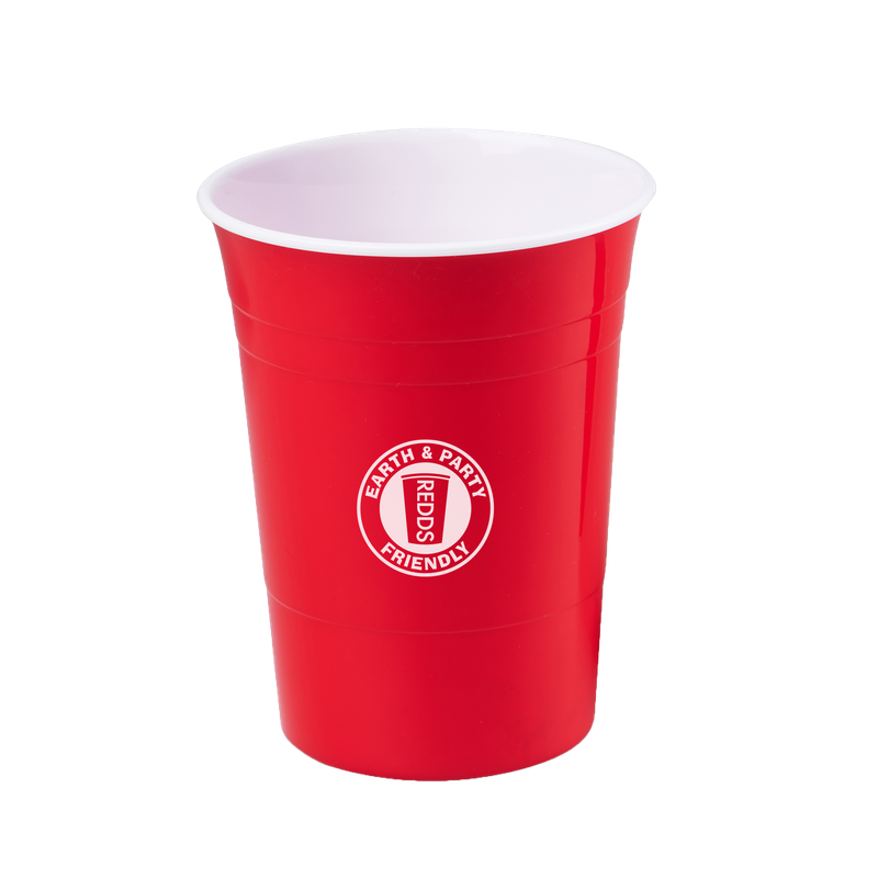 REDDS REUSABLES EDITION CUP PONG PACK (6RED CUPS+3PING PONG) (*RC-REPP425RD6-6*) = SLEEVE OF 6 X PACKETS
