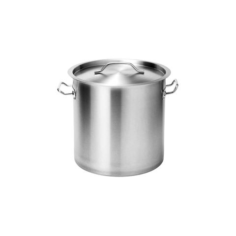 FORCE STOCK POT w/LID 300x300mm SS TRI-PLY 21lt (*73505*) =  1 X EACH