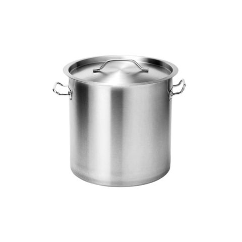 FORCE STOCK POT w/LID 320x320mm SS TRI-PLY 25lt (*73506*) =  1 X EACH