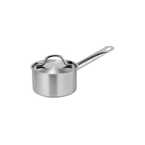 FORCE SAUCEPAN w/LID 140x85mm SS TRI-PLY 1.3lt (*73531*) =  1 X EACH
