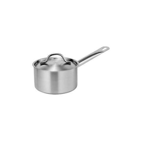 FORCE SAUCEPAN w/LID 160x95mm SS TRI-PLY 2.0lt (*73532*) =  1 X EACH