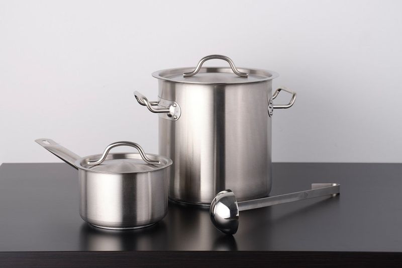 FORCE SAUCEPAN w/LID 120x75mm SS TRI-PLY 800ml (*73530*) =  1 X EACH