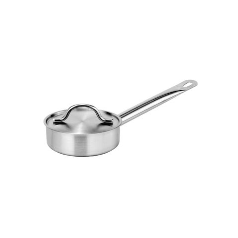 FORCE SAUTE PAN w/LID 180x65mm SS TRI-PLY 1.6lt (*73552*) =  1 X EACH
