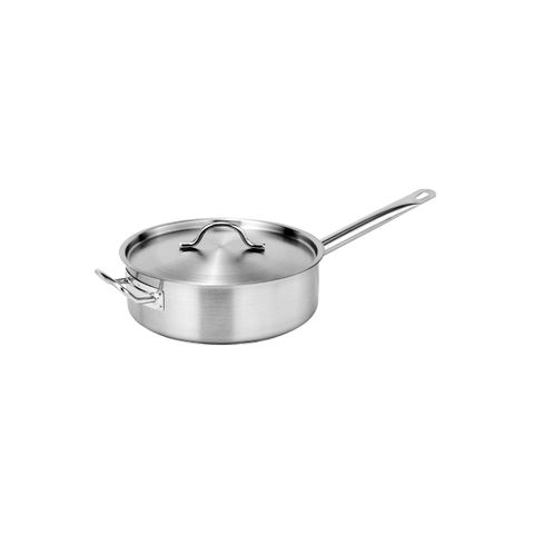 FORCE SAUTE PAN w/LID 260x85mm SS TRI-PLY 4.5lt (*73555*) =  1 X EACH