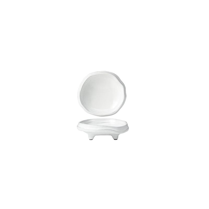 TABLEKRAFT FUSION FOOTED BOWL 135x35mm WHITE (*902220*) = PACK OF 5 X EACHES