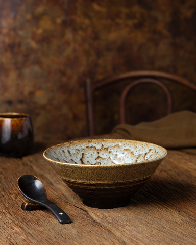 TABLEKRAFT FUSION LARGE SERVING SPOON 220x65x43mm PATINA (*902263*) = PACK OF 6 X EACHES