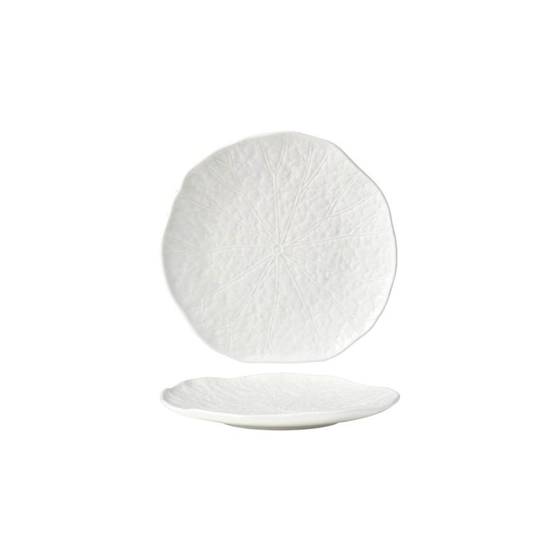 TABLEKRAFT FUSION LOTUS COUPE PLATE 203mm WHITE (*902100*) = PACK OF 6 X EACHES