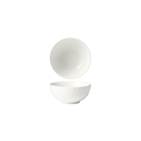 TABLEKRAFT FUSION LOTUS FOOTED RICE BOWL 118x54mm WHITE (*902109*) = PACK OF 6 X EACHES