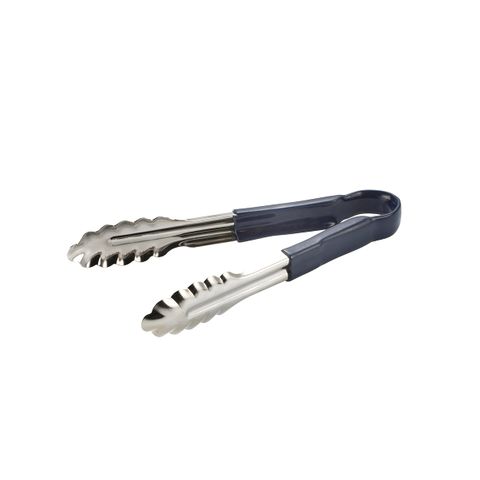 CHEF INOX ESSENTIALS TONG S/S HDL 230mm BLUE (*36100*) = PACK OF 12 X EACHES