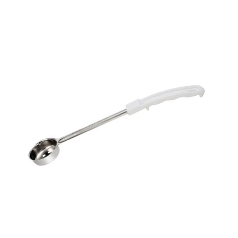 CHEF INOX FOOD PORTIONER PERFORATED S/S 30ml/1oz WHITE HDL (*36170*) = PACK OF 12 X EACHES