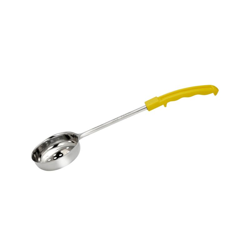 CHEF INOX FOOD PORTIONER PERFORATED S/S 150ml/5oz YELLOW HDL (*36174*) = PACK OF 12 X EACHES