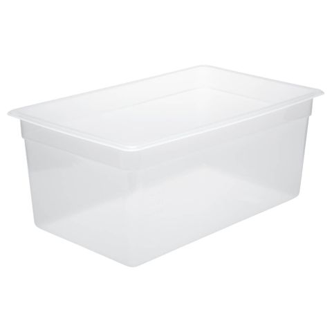 CHEF INOX GN STORAGE CONTAINER-POLYPROP GN 1/1 x 200mm CLEAR (*CPP-11200*) =  1 X EACH