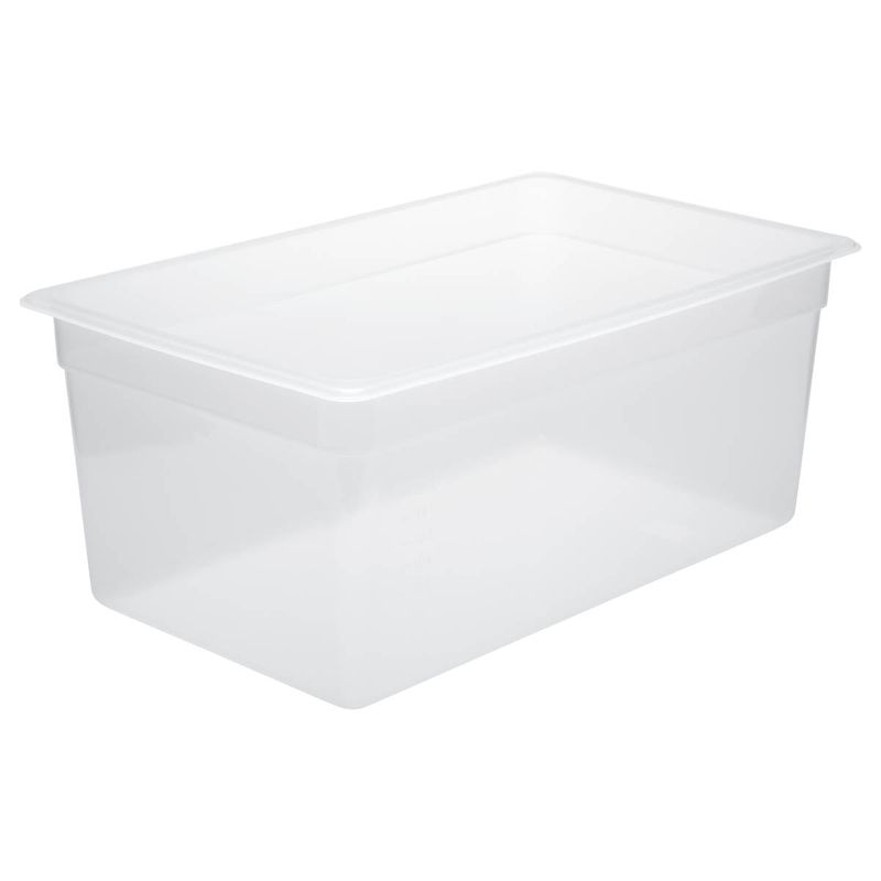CHEF INOX GN STORAGE CONTAINER-POLYPROP GN 1/1 x 200mm CLEAR (*CPP-11200*) =  1 X EACH