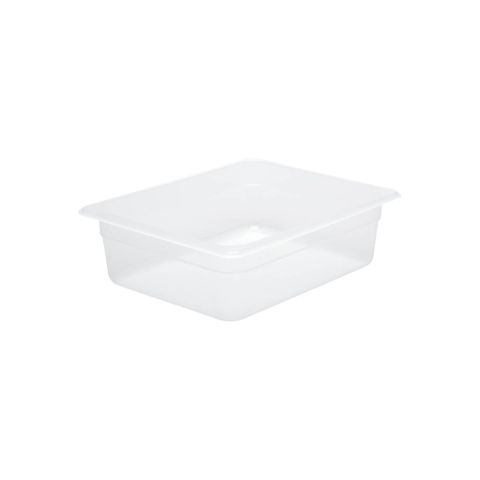 CHEF INOX GN STORAGE CONTAINER-POLYPROP GN 1/2 x 100mm CLEAR (*CPP-12100*) =  1 X EACH