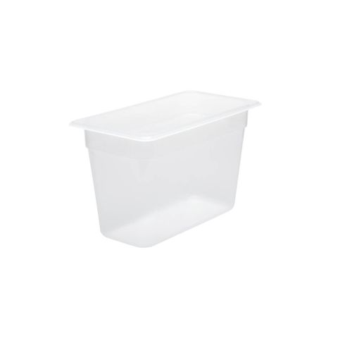 CHEF INOX GN STORAGE CONTAINER-POLYPROP GN 1/3 x200mm CLEAR (*CPP-13200*) =  1 X EACH